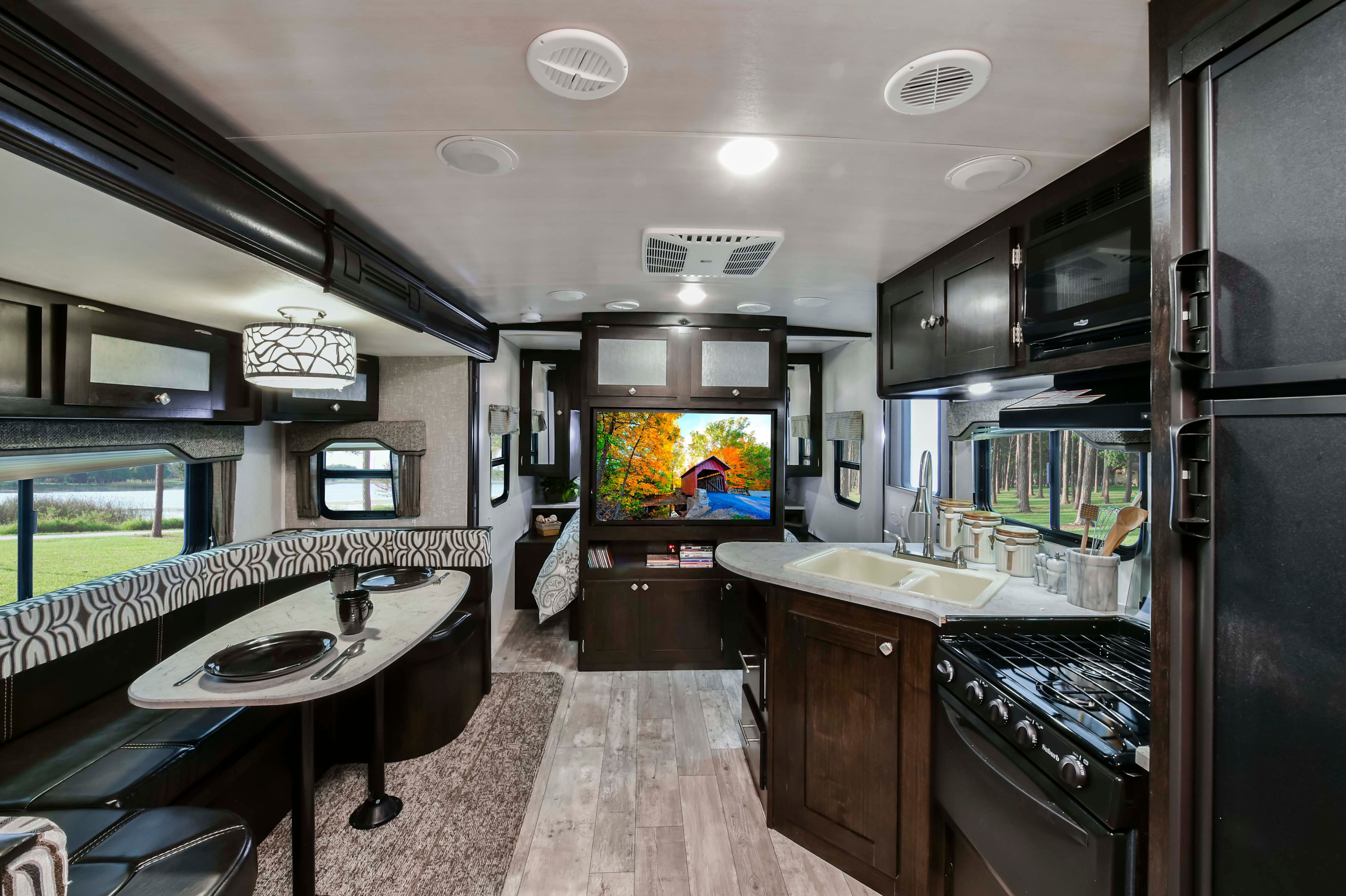 Heartland North Trail Travel Trailer Interior