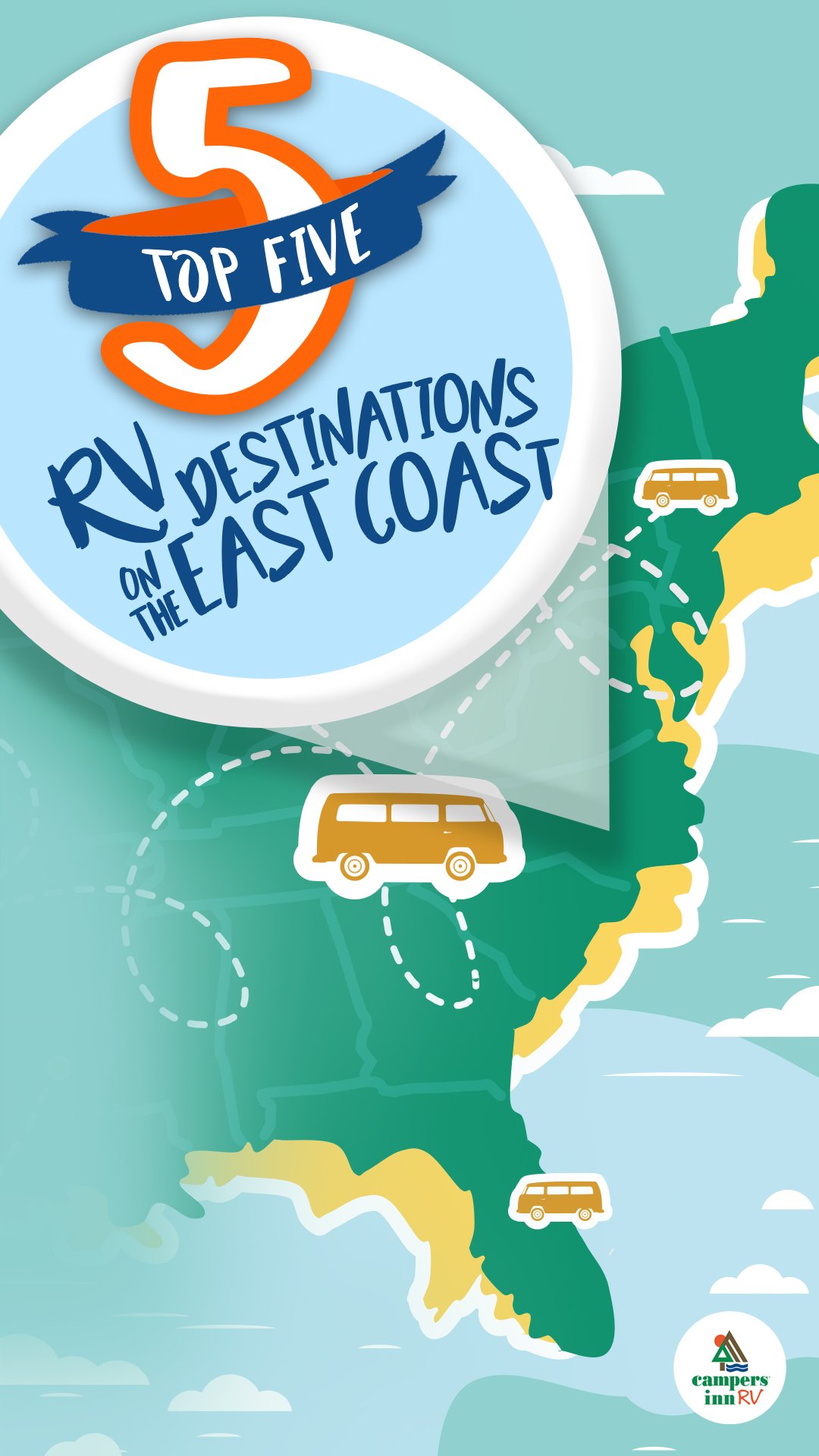 Top 5 RV Destinations on the East Coast