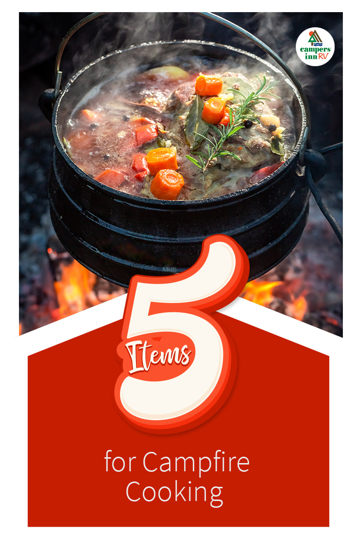 Top 5 Items for Campfire Cooking