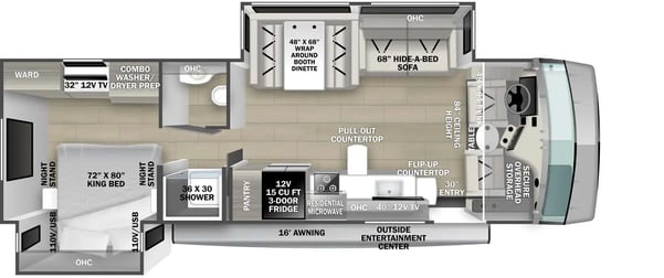 Floorplan of Forest River FR3