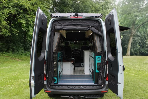 Remote Vans 2026 T45 Interior Bed Up