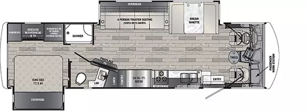 Floorplan of Forest River Georgetown