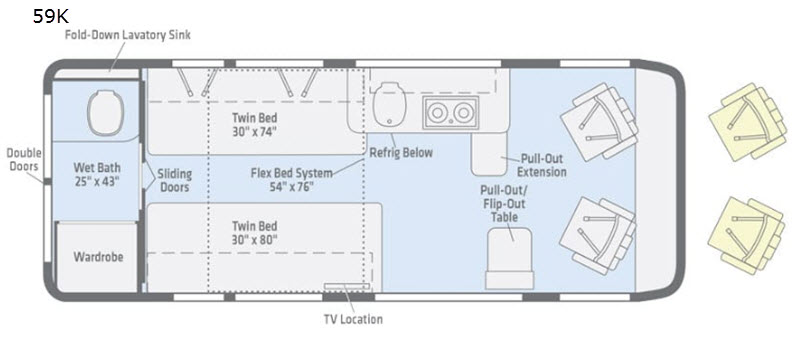 Travato 59K Class B Motorhome Floorpan