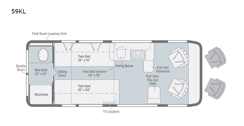 Travato 59KL Class B Motorhome  Floorpan