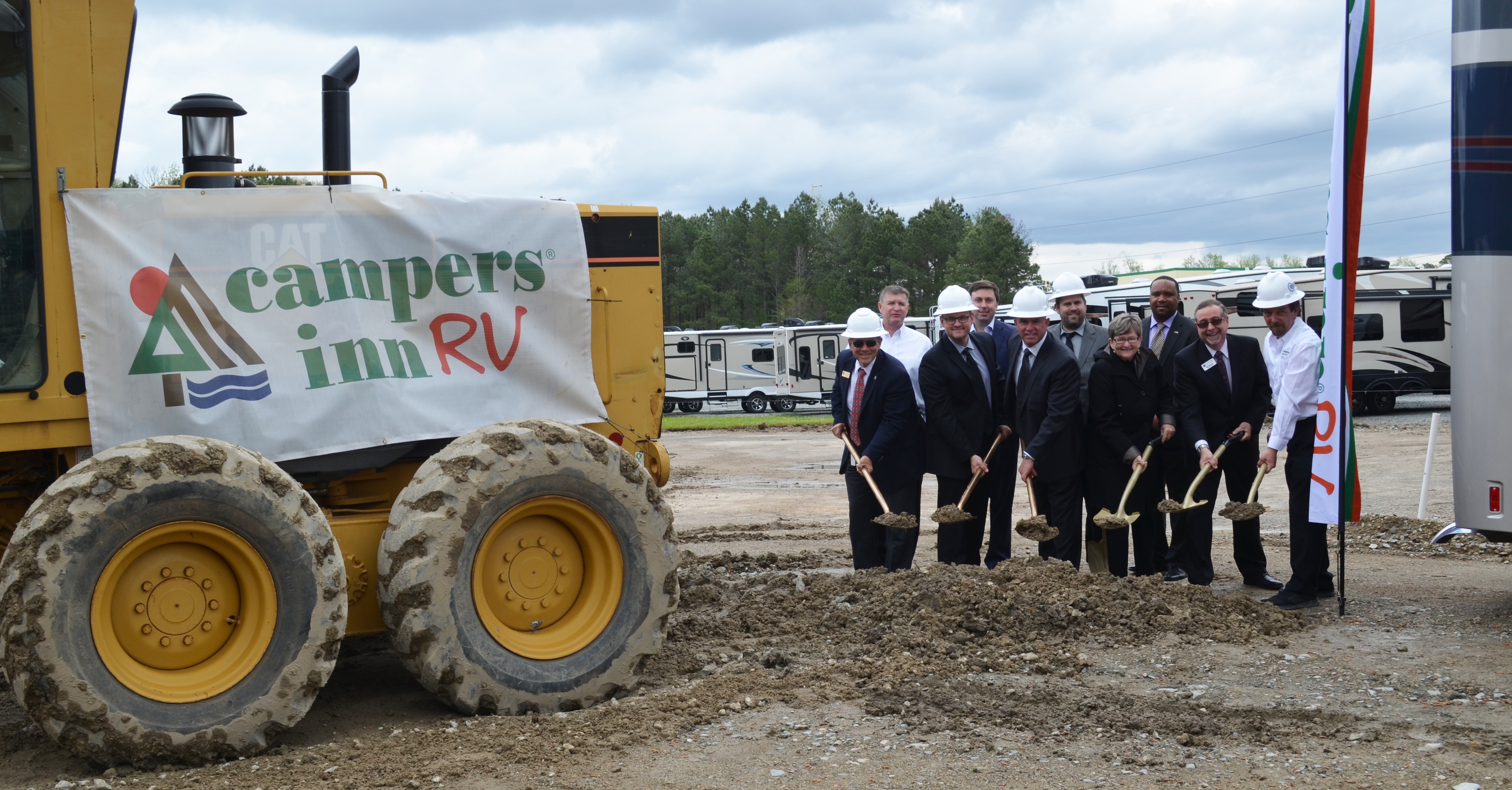 Campers Inn RV of Raleigh Groundbreaking