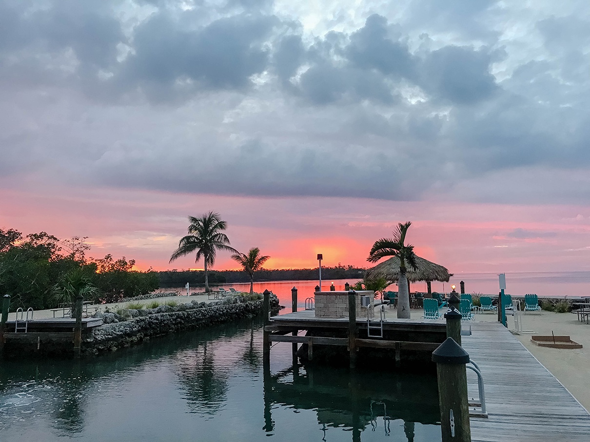 Sunset at Grassy Key RV Park and Resort