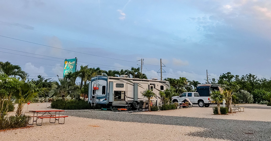 Florida Keys Campground Reviews of Grassy Key RV Park & Resort and Jolly Roger RV Resort