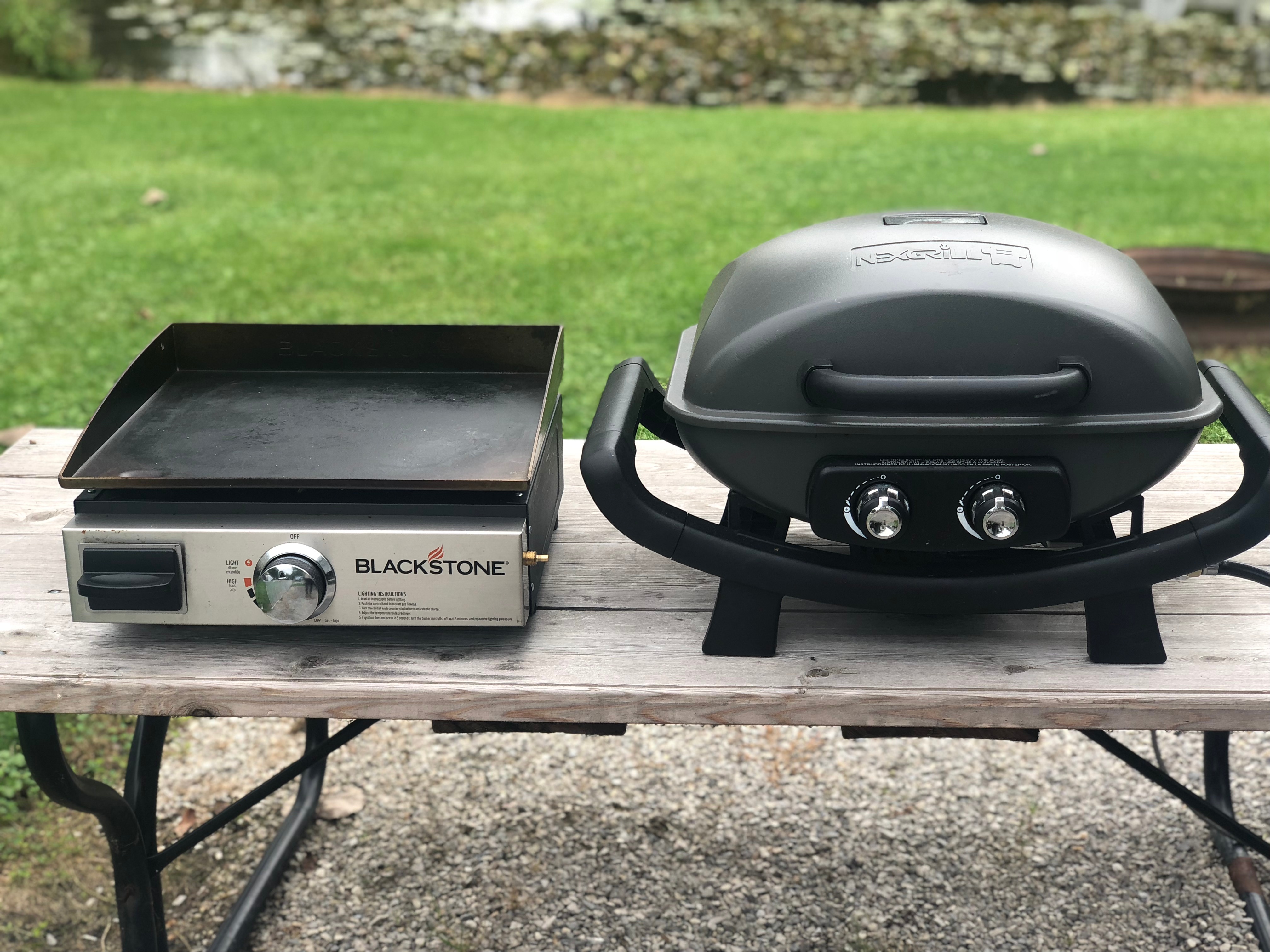 Use propane grills and griddles for versatile outdoor cooking options