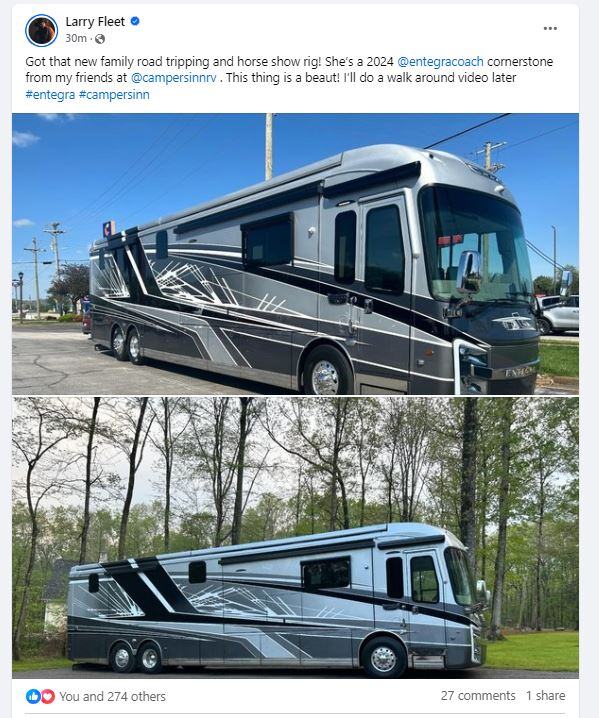 Larry Fleets New RV 2024