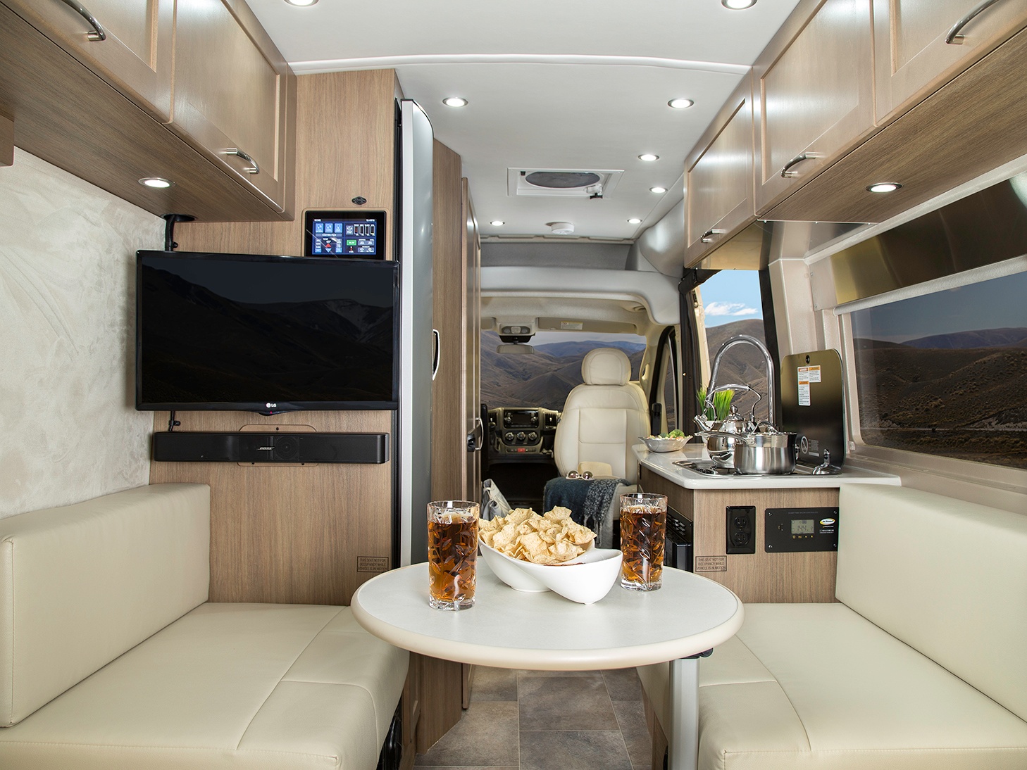 Interior of Pleasure-Way Lexor TS Class B Motorhome