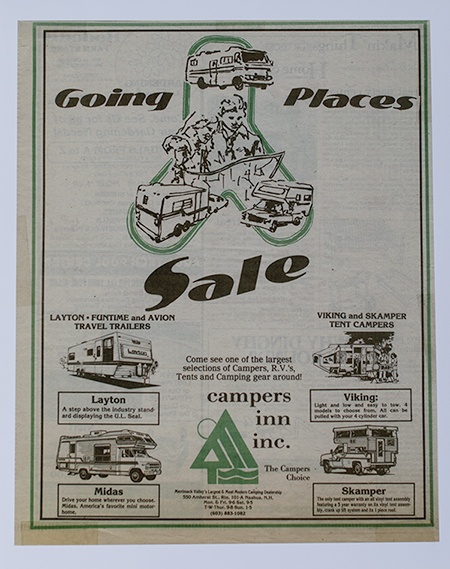 Campers Inn of Nashua's sale flyer