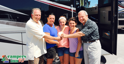 Chapter 2: Campers Inn RV President Jeff Hirsch and His Family Pick Up Their Beautiful, Custom-Made Tiffin Motorhome in Alabama [Photos Inside!]