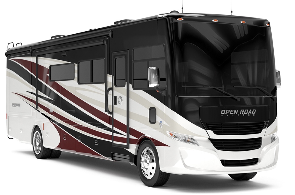 Exterior of Tiffin Open Road Allegro Class A Motorhome