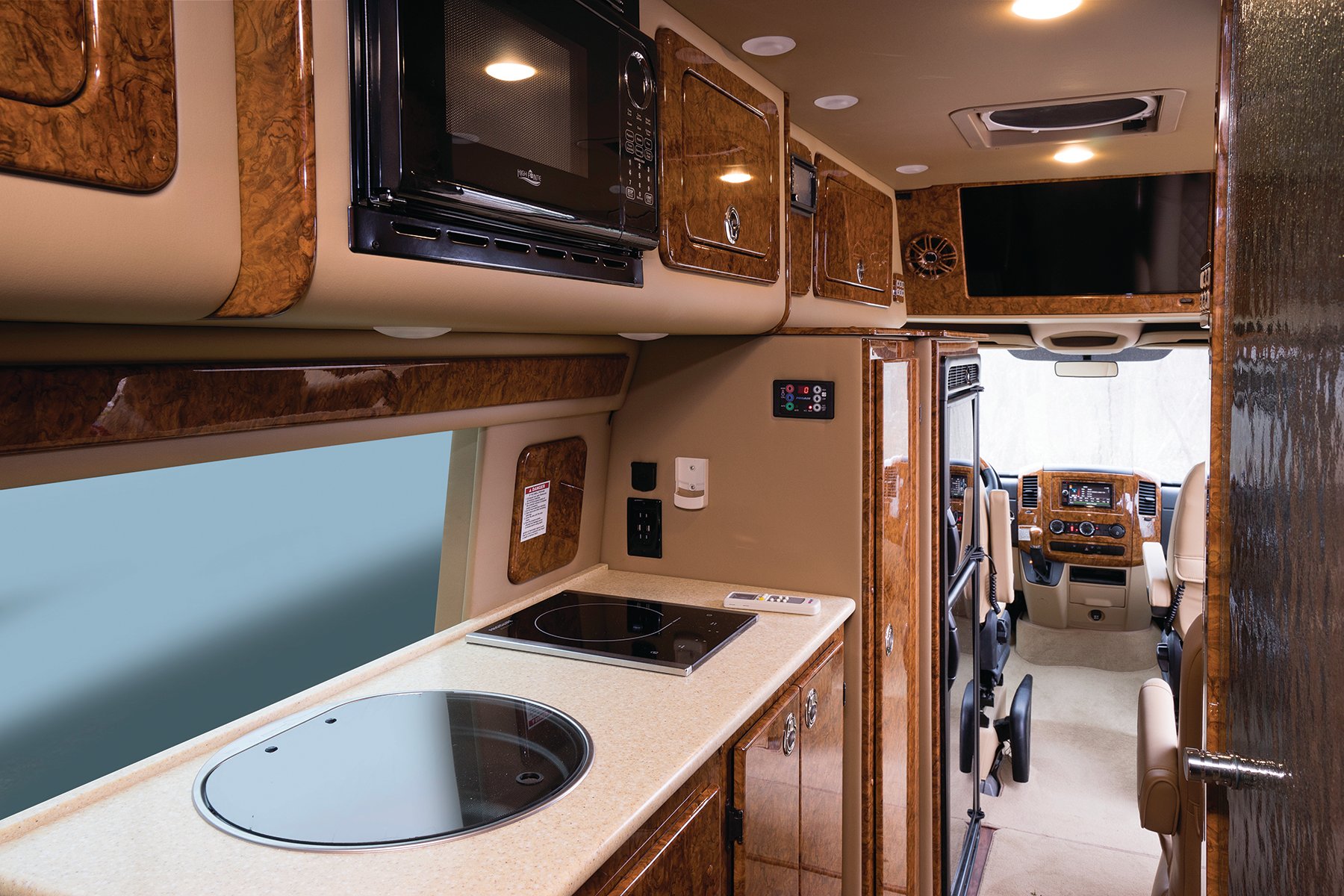 Interior of Midwest Automotive Designs Weekender Class B motorhome