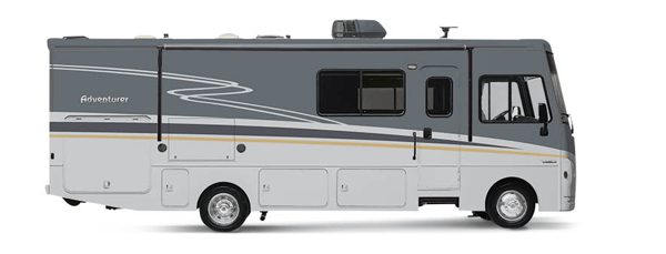 winnebago adventurer class a motorhome exterior