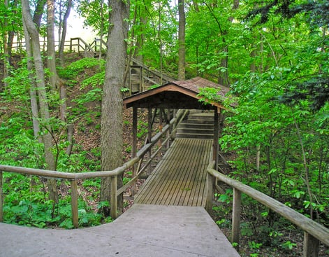 bear cave camping trail