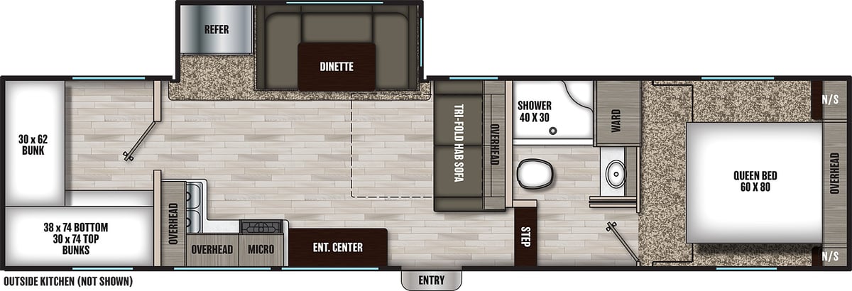 coachmen chaparral 5th wheel floor plan