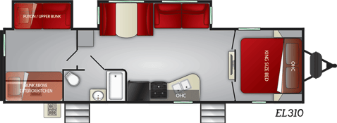 cruiser embrace travel trailer floorplan