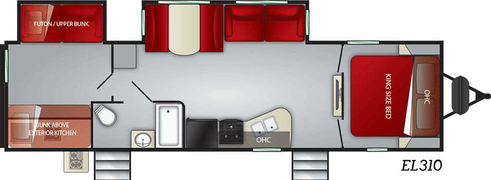 cruiser embrace travel trailer floorplan