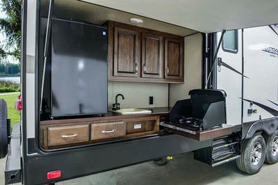 cruiser rv embrace travel trailer exterior kitchen