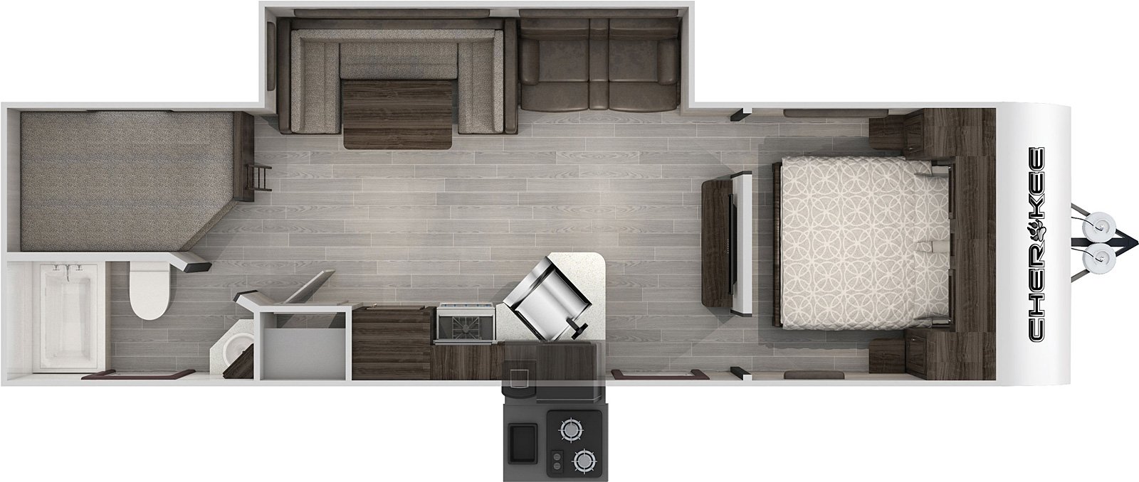 forest river cherokee travel trailer floorplan