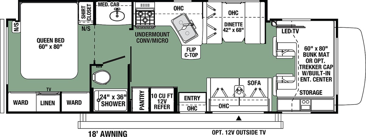 forest river forester floor plan