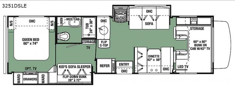 forest river forester floorplan