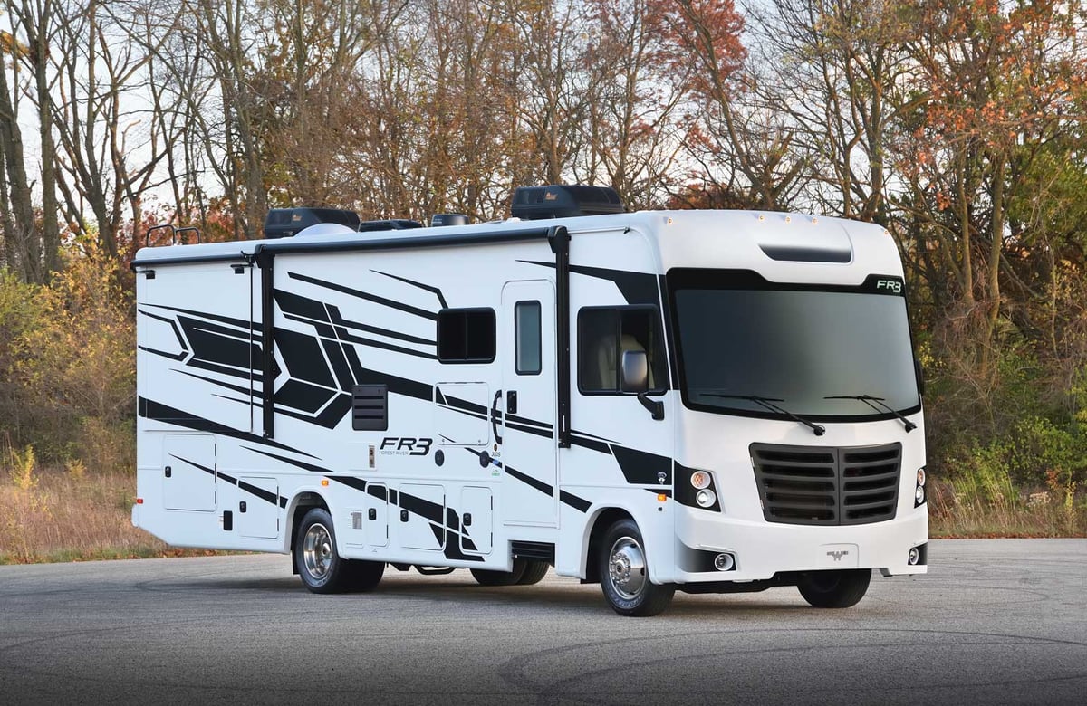 forest river fr3 class a motorhome exterior-1