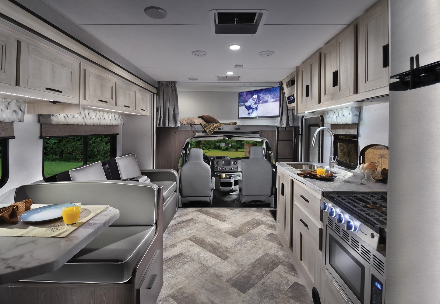 forest river sunseeker le class c motorhome interior