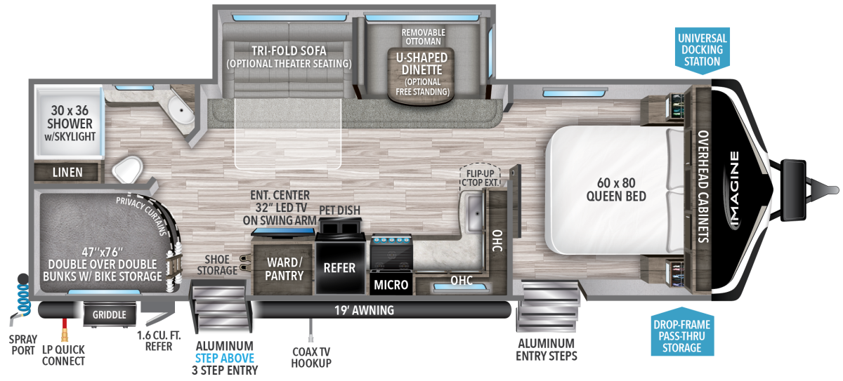 grand desgin imagine 2800bh travel trailer floor plan