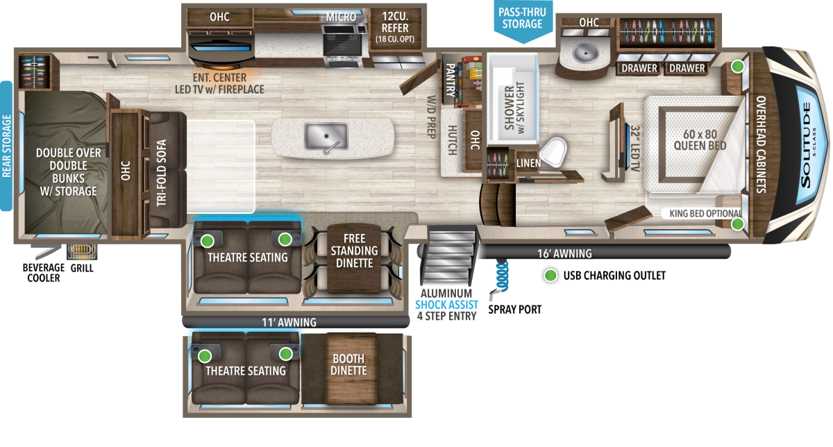 grand design solitude s class fifth wheel floorplan