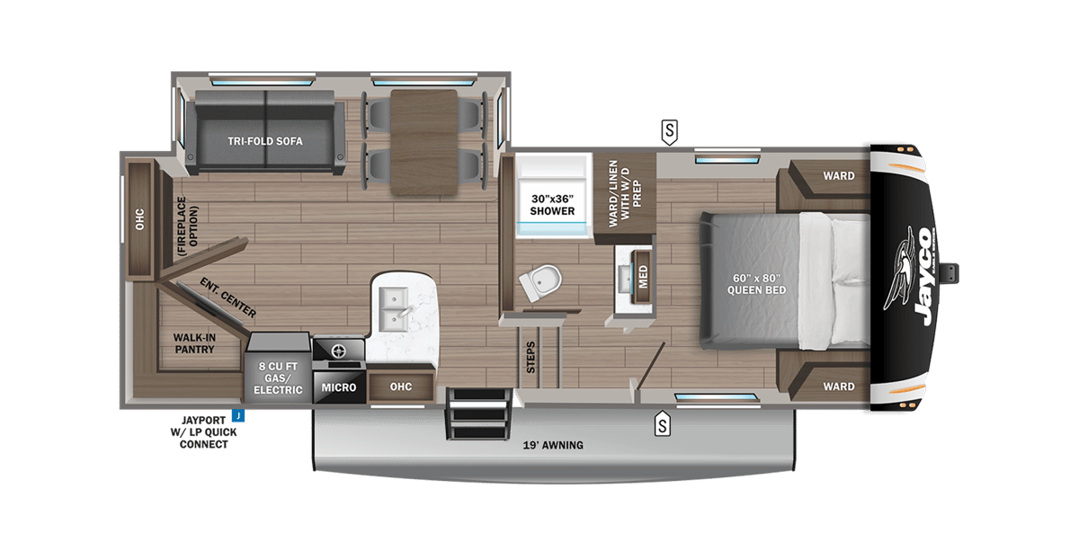 jayco eagle ht ffith wheel floor plan