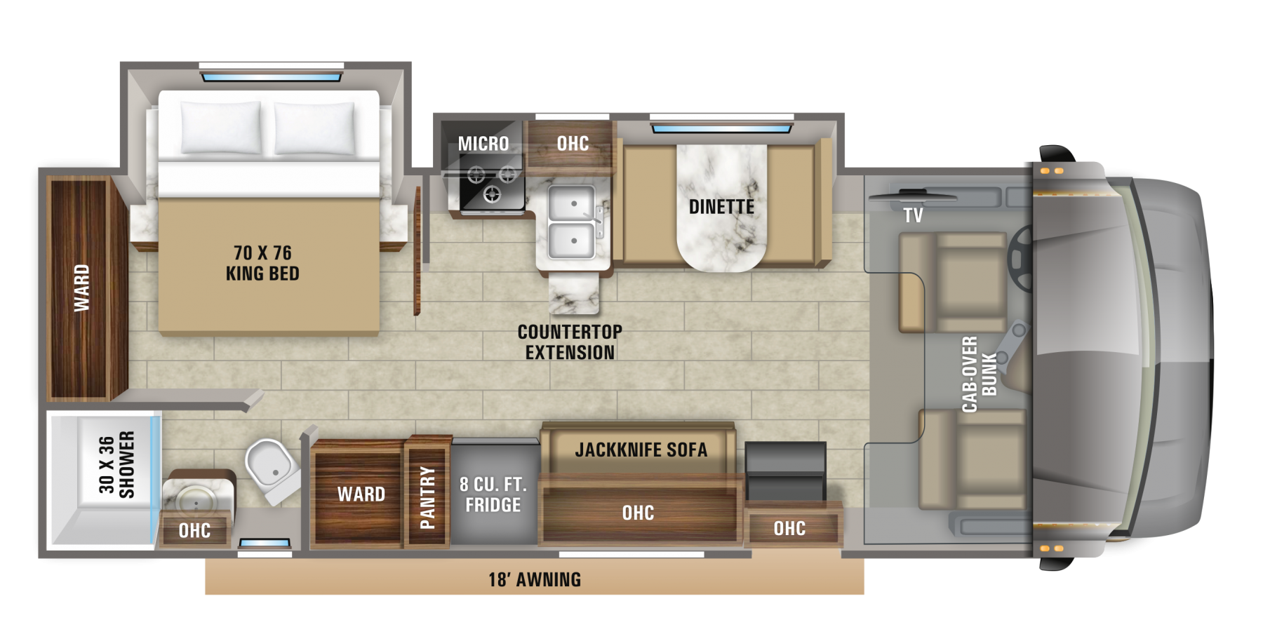 jayco greyhawk 27u floorplan options