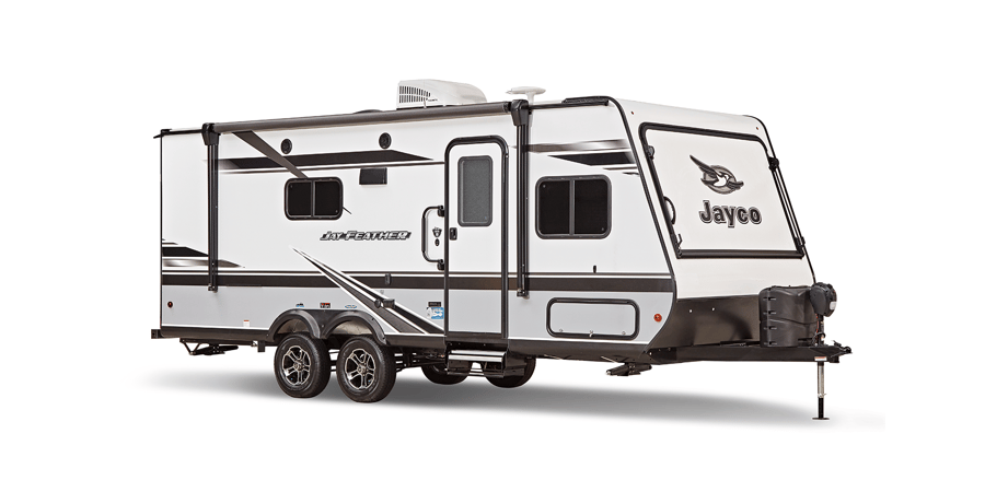 jayco jay feather travel trailer exterior 