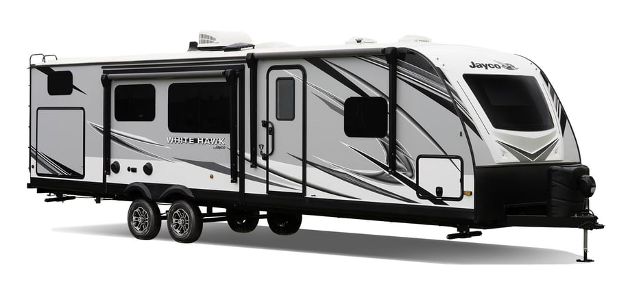 jayco white hawk travel trailer exterior