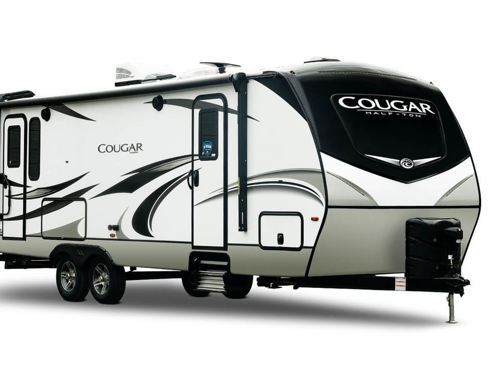 keystone cougar half ton travel trailer exterior