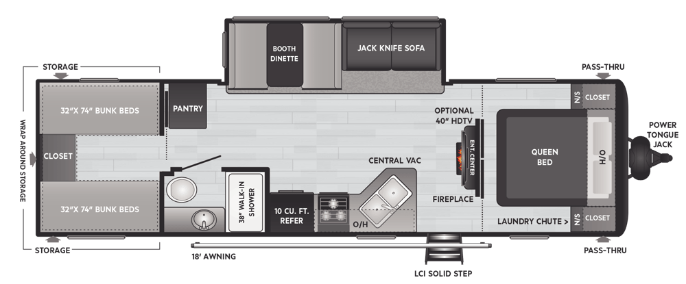 Best 2 Bedroom Travel Trailer Floor Plans