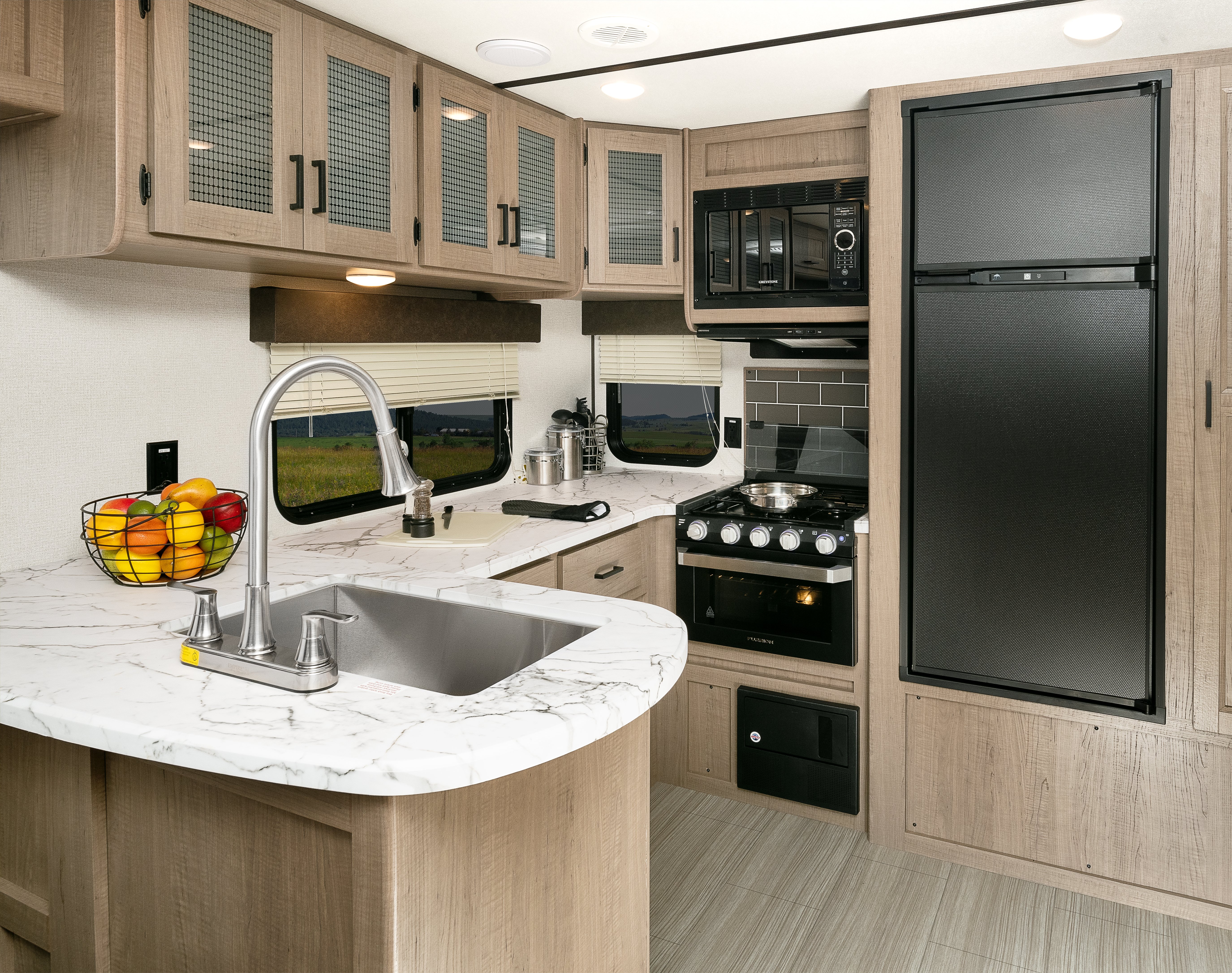 keystone rv hideout fifth wheel kitchen