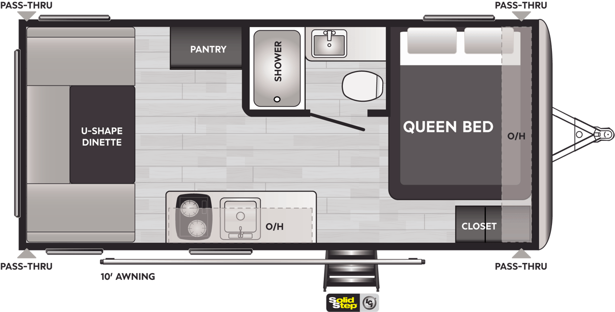 keystone springdale 1750rd travel trailer floor plan