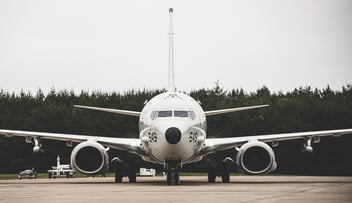 large aircraft on tarmac