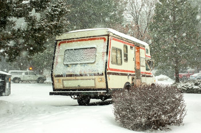 older-rv-parked-at-snowy-campground