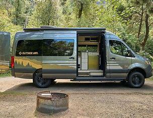 Parks by Outside Van