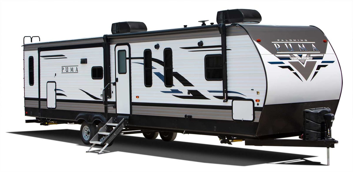 palomino puma travel trailer exterior