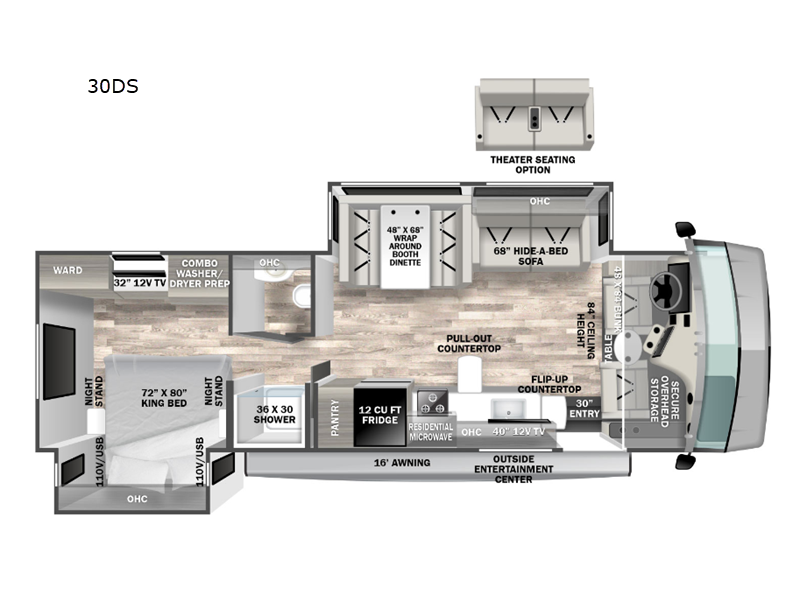 FR3 30DS Floorplan