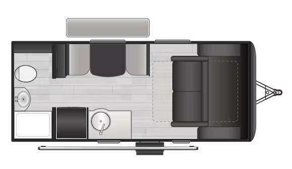 Keystone Reign 15RB Floorplan 