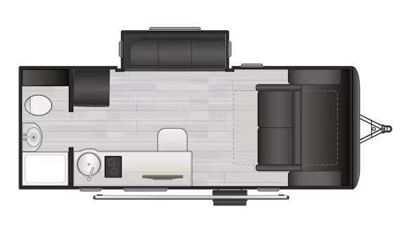 Keystone Reign 18RB Floorplan