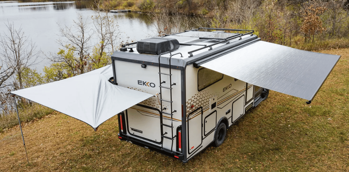 winnebago ekko with awnings out