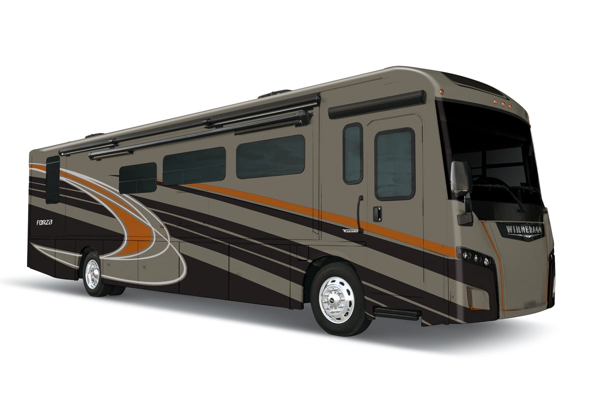 winnebago forza class a motorhome exterior