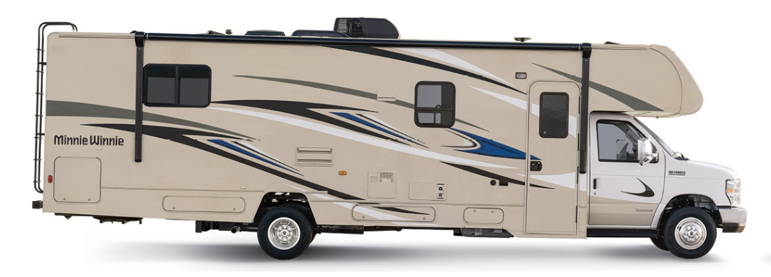 winnebago minnie winniw class c motorhome exterior