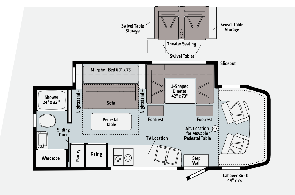 winnebago view floor plan